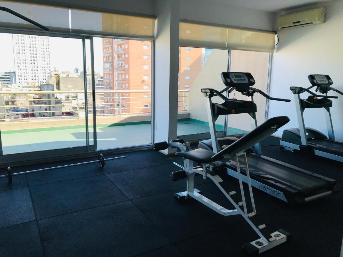 Apartamento Centrico Y Moderno Con Balcon, Piscina, Gimnasio Y Laundry Buenos Aires Exterior foto