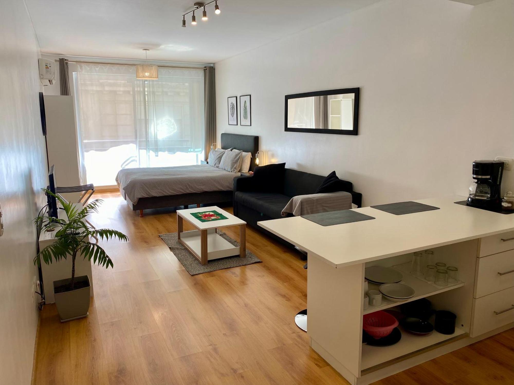 Apartamento Centrico Y Moderno Con Balcon, Piscina, Gimnasio Y Laundry Buenos Aires Exterior foto