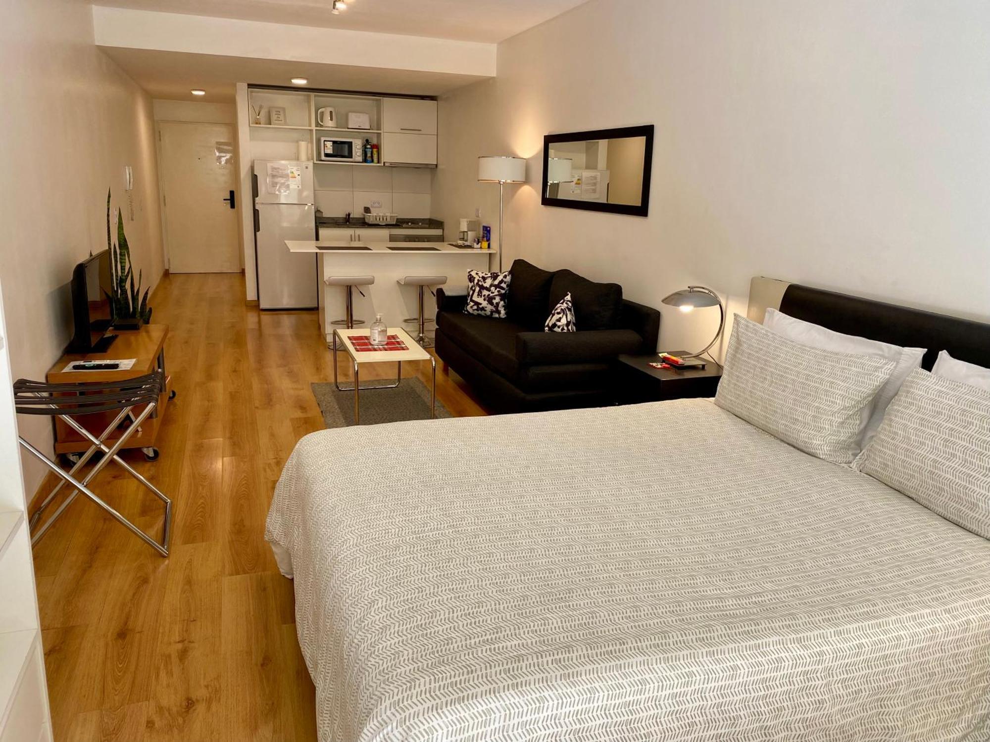 Apartamento Centrico Y Moderno Con Balcon, Piscina, Gimnasio Y Laundry Buenos Aires Exterior foto